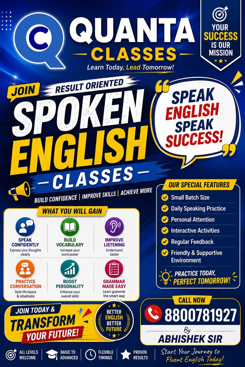 Spoken English Classes in Shri Vijaynagar: A Practical Path to Confident Communication